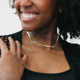 Ella Herringbone Necklace - WATERPROOF from Pretty Simple