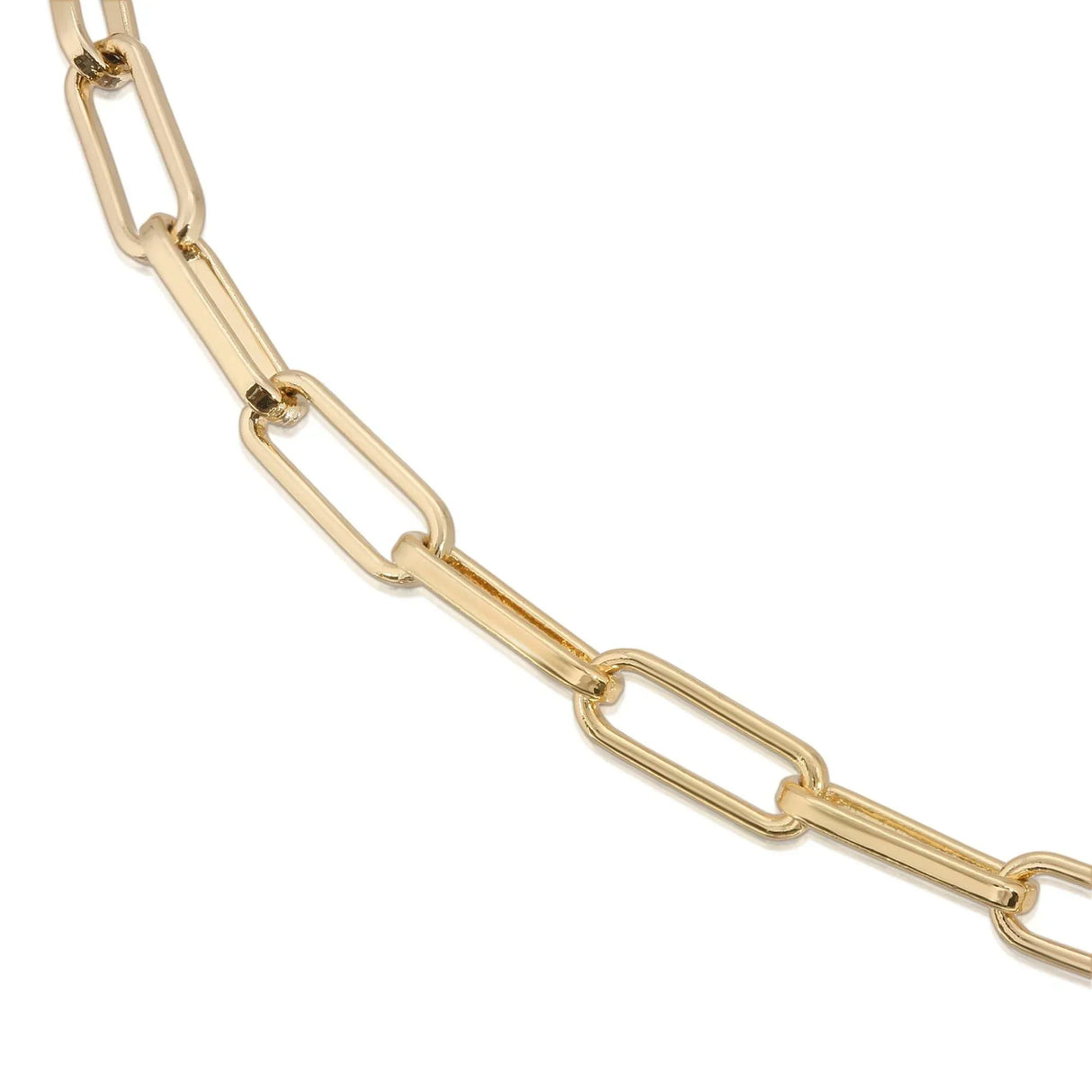 Elongated Link Chain Anklet from eklexic