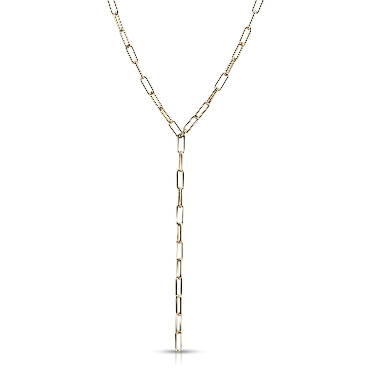 Elongated Link Lariat from eklexic