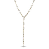 Elongated Link Lariat from eklexic