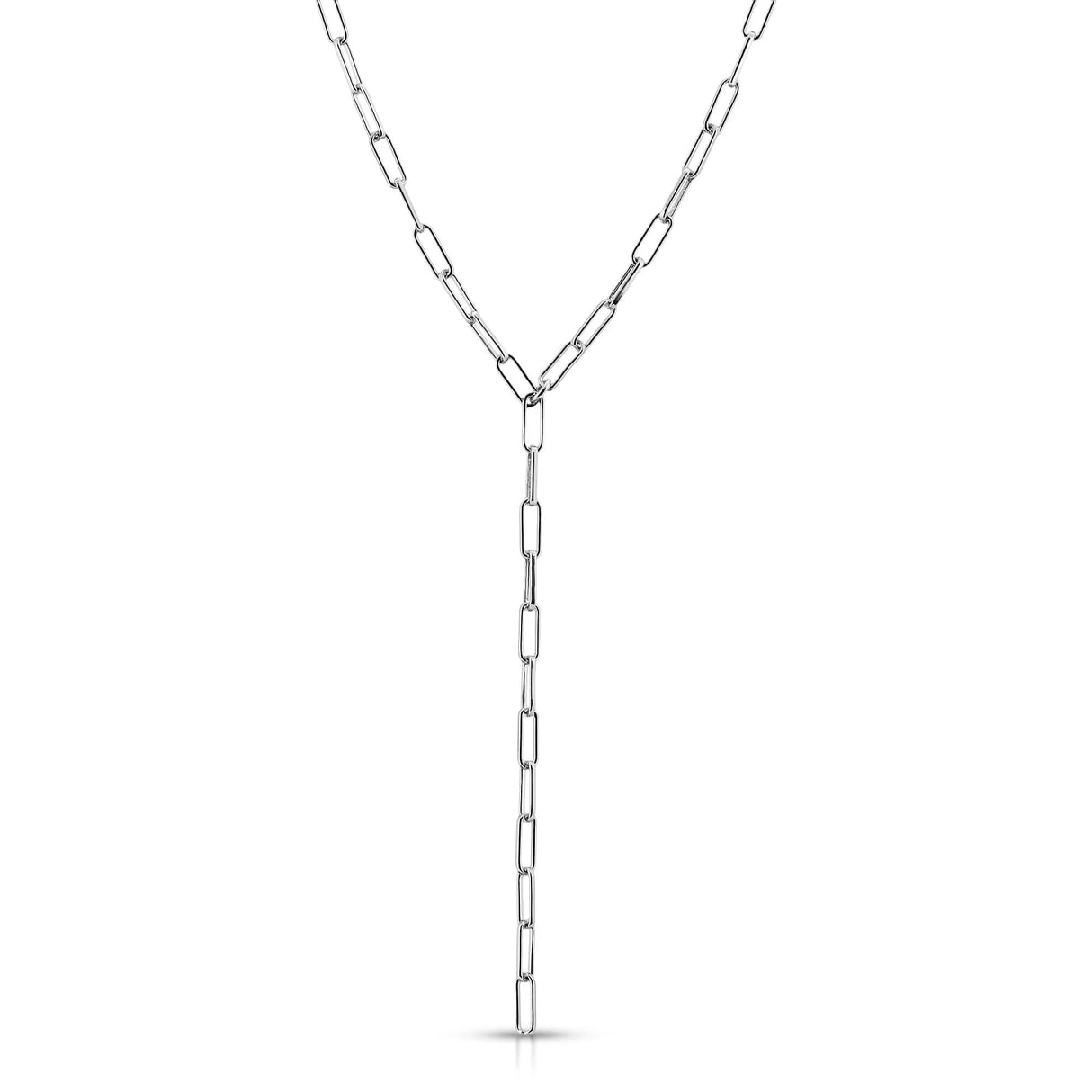Elongated Link Lariat from eklexic