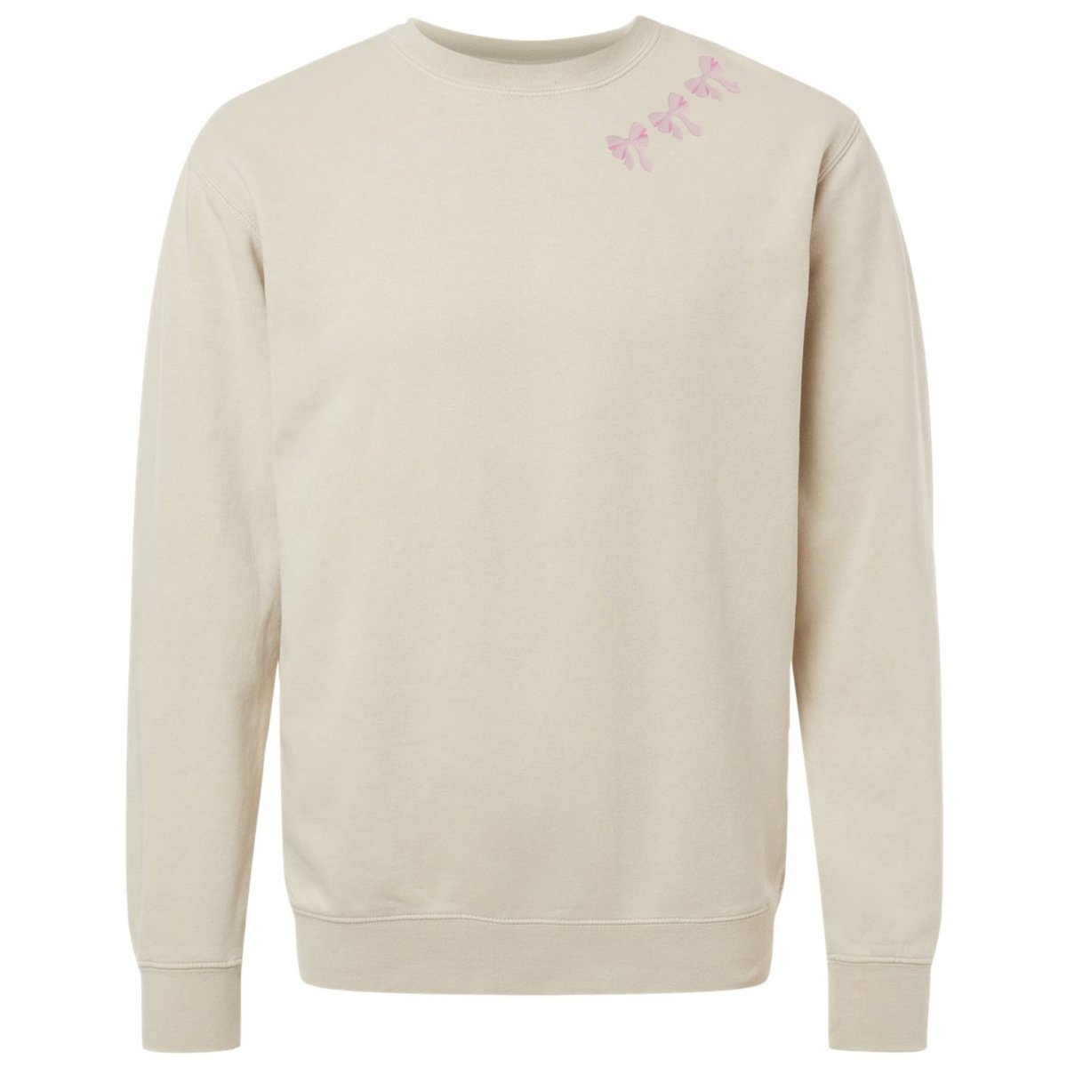 Embroidered 'Bow Collar' Cozy Crew from United Monograms