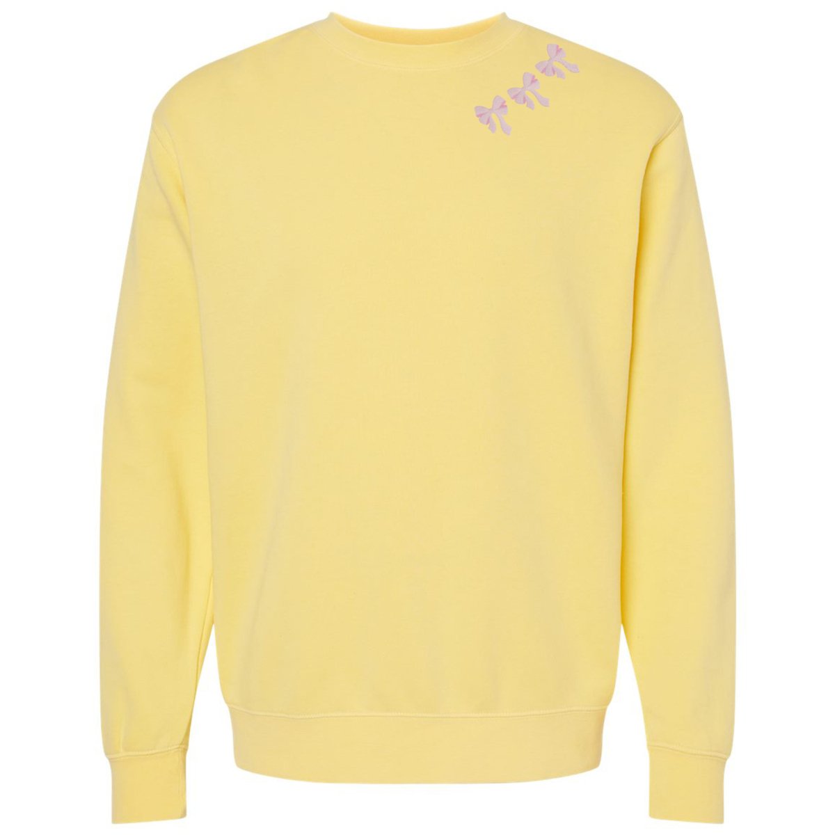 Embroidered 'Bow Collar' Cozy Crew from United Monograms