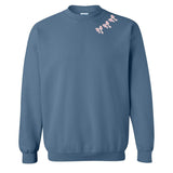 Embroidered 'Bow Collar' Crewneck Sweatshirt from United Monograms