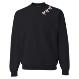 Embroidered 'Bow Collar' Crewneck Sweatshirt from United Monograms