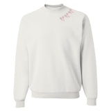 Embroidered 'Bow Collar' Crewneck Sweatshirt from United Monograms
