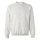 Embroidered 'Bow Collar' Crewneck Sweatshirt from United Monograms