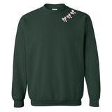 Embroidered 'Bow Collar' Crewneck Sweatshirt from United Monograms