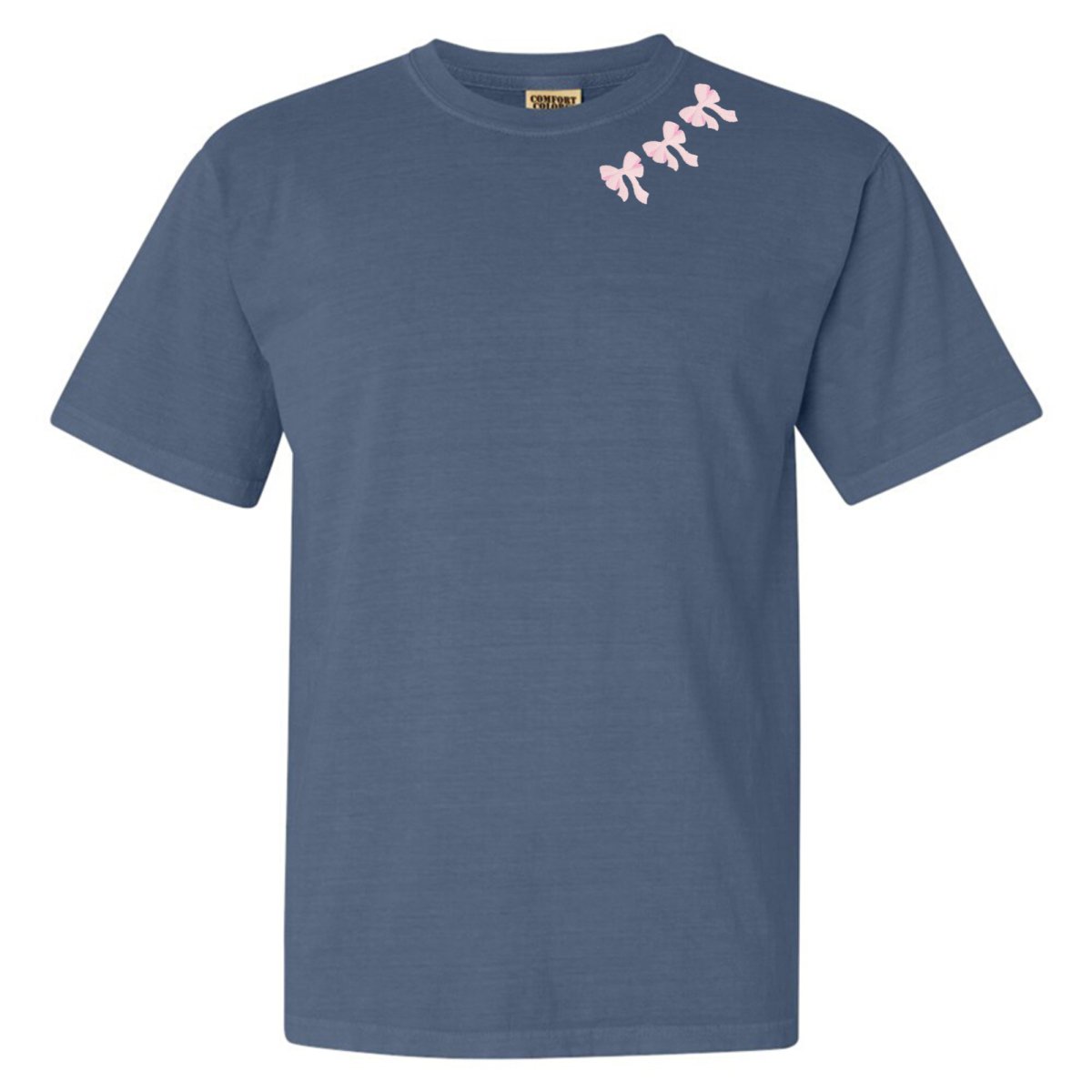 Embroidered 'Bow Collar' T-Shirt from United Monograms