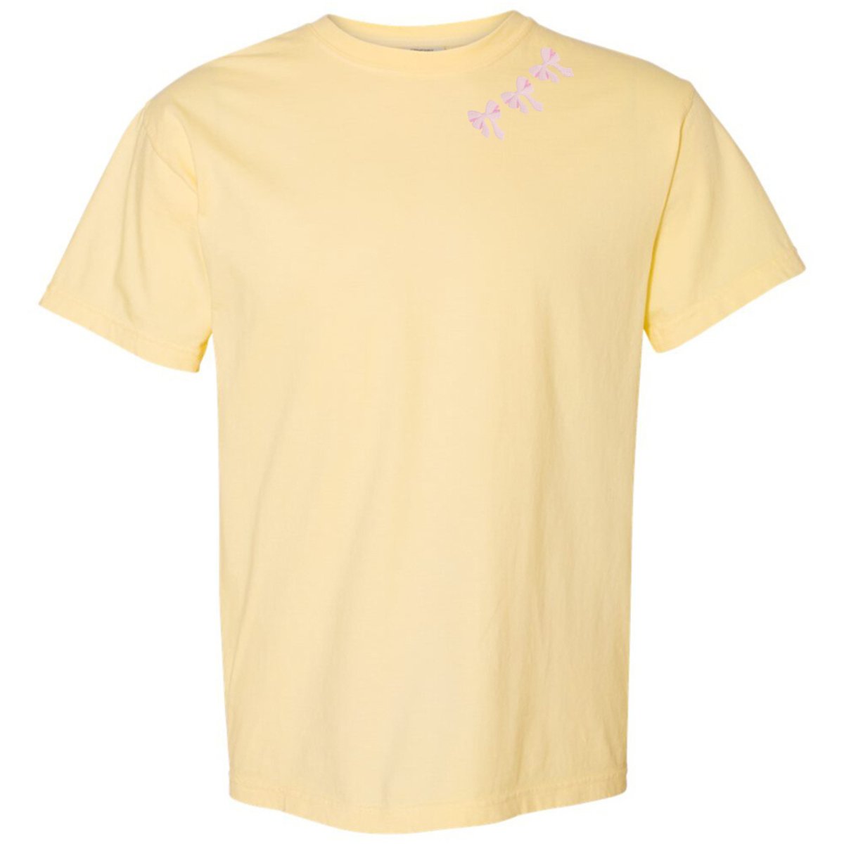 Embroidered 'Bow Collar' T-Shirt from United Monograms