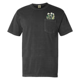 Embroidered 'Floral Pocket' Pocket T-Shirt from United Monograms