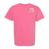 Embroidered 'Floral Pocket' Pocket T-Shirt from United Monograms