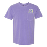 Embroidered 'Floral Pocket' Pocket T-Shirt from United Monograms