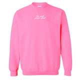 Embroidered 'Go Ask Your Dad' Crewneck Sweatshirt from United Monograms