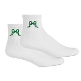 Embroidered 'Ribbon Bow' Crew Socks from United Monograms