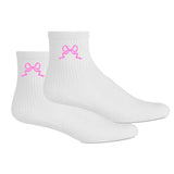 Embroidered 'Ribbon Bow' Crew Socks from United Monograms