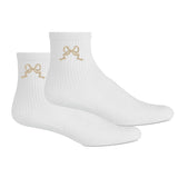 Embroidered 'Ribbon Bow' Crew Socks from United Monograms