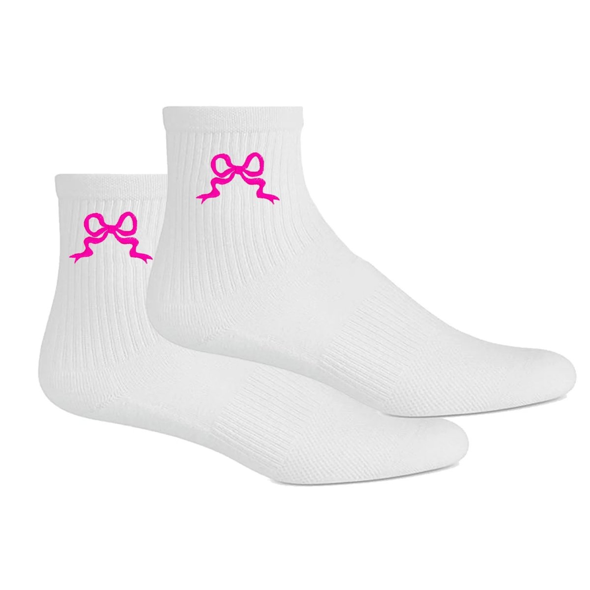 Embroidered 'Ribbon Bow' Crew Socks from United Monograms