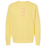 Embroidered Tasseled 'Bows' Cozy Crew from United Monograms