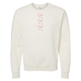 Embroidered Tasseled 'Bows' Sweatshirt from United Monograms