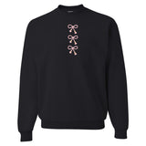 Embroidered Tasseled 'Bows' Sweatshirt from United Monograms