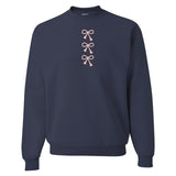 Embroidered Tasseled 'Bows' Sweatshirt from United Monograms
