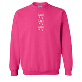 Embroidered Tasseled 'Bows' Sweatshirt from United Monograms