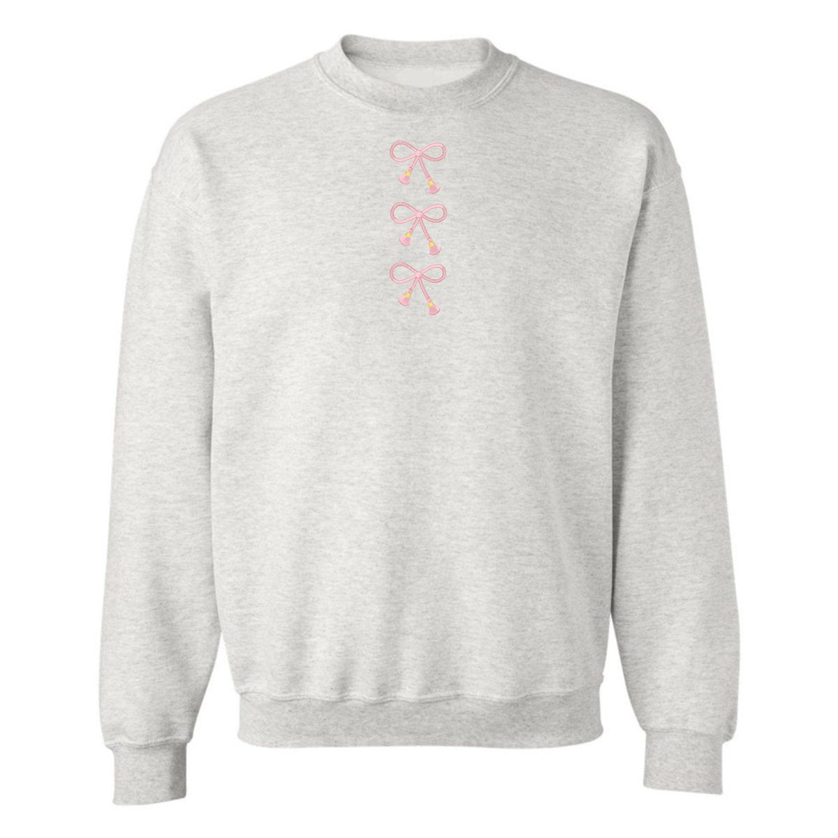 Embroidered Tasseled 'Bows' Sweatshirt from United Monograms