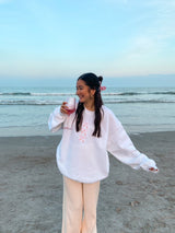 Embroidered Tasseled 'Bows' Sweatshirt from United Monograms