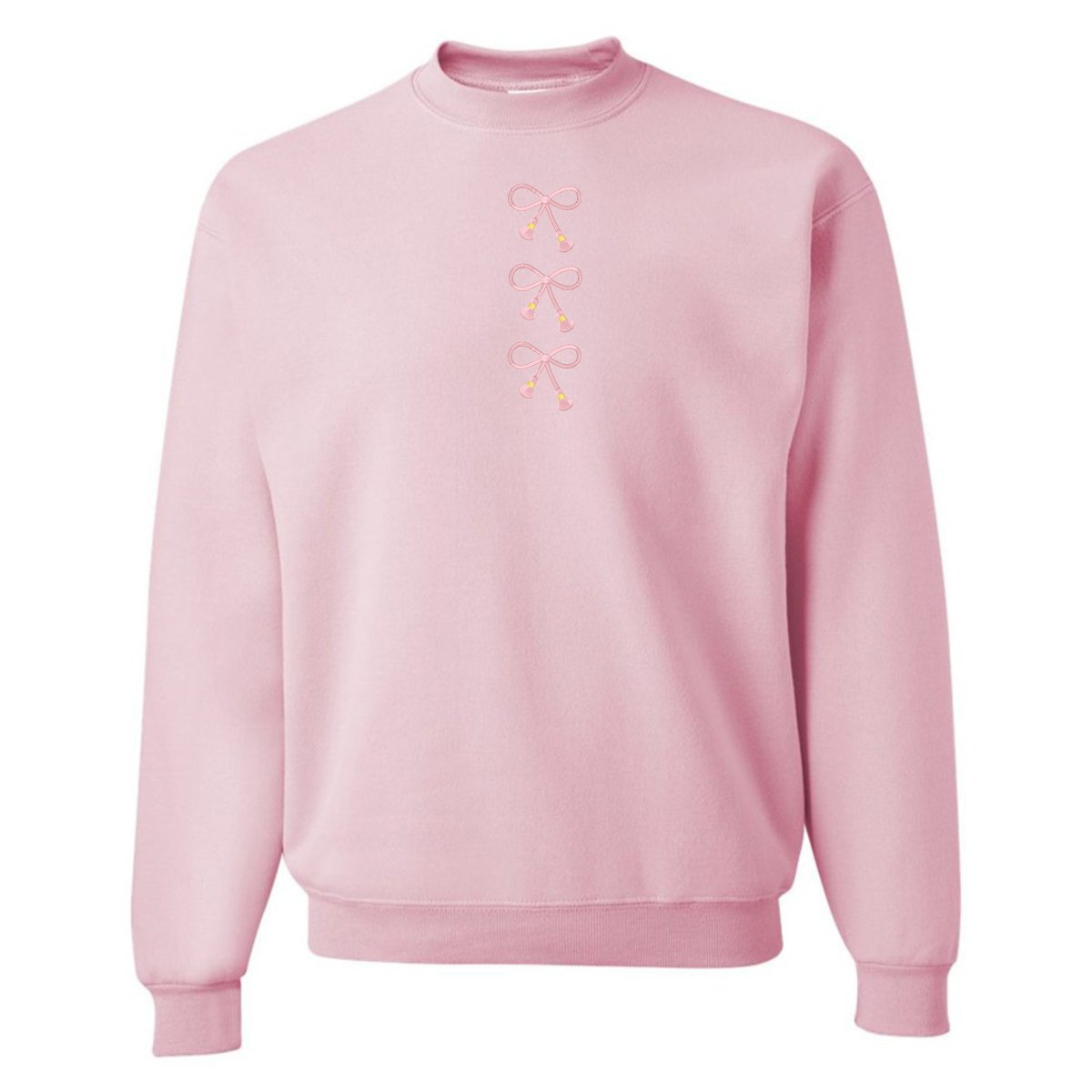 Embroidered Tasseled 'Bows' Sweatshirt from United Monograms