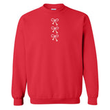 Embroidered Tasseled 'Bows' Sweatshirt from United Monograms