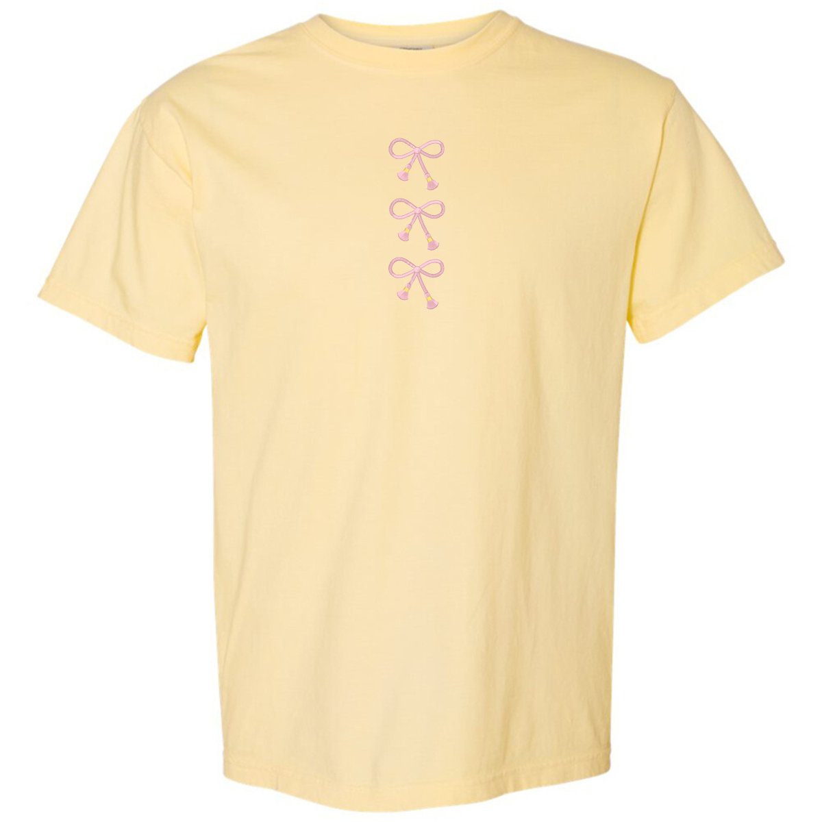 Embroidered Tasseled 'Bows' T-Shirt from United Monograms