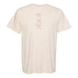 Embroidered Tasseled 'Bows' T-Shirt from United Monograms