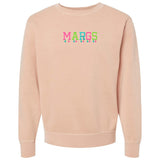 Embroidered Tasseled 'Margs' Cozy Crew from United Monograms