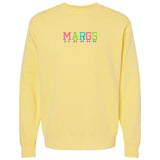 Embroidered Tasseled 'Margs' Cozy Crew from United Monograms