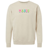 Embroidered Tasseled 'Margs' Cozy Crew from United Monograms