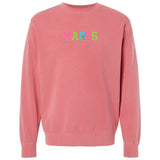 Embroidered Tasseled 'Margs' Cozy Crew from United Monograms