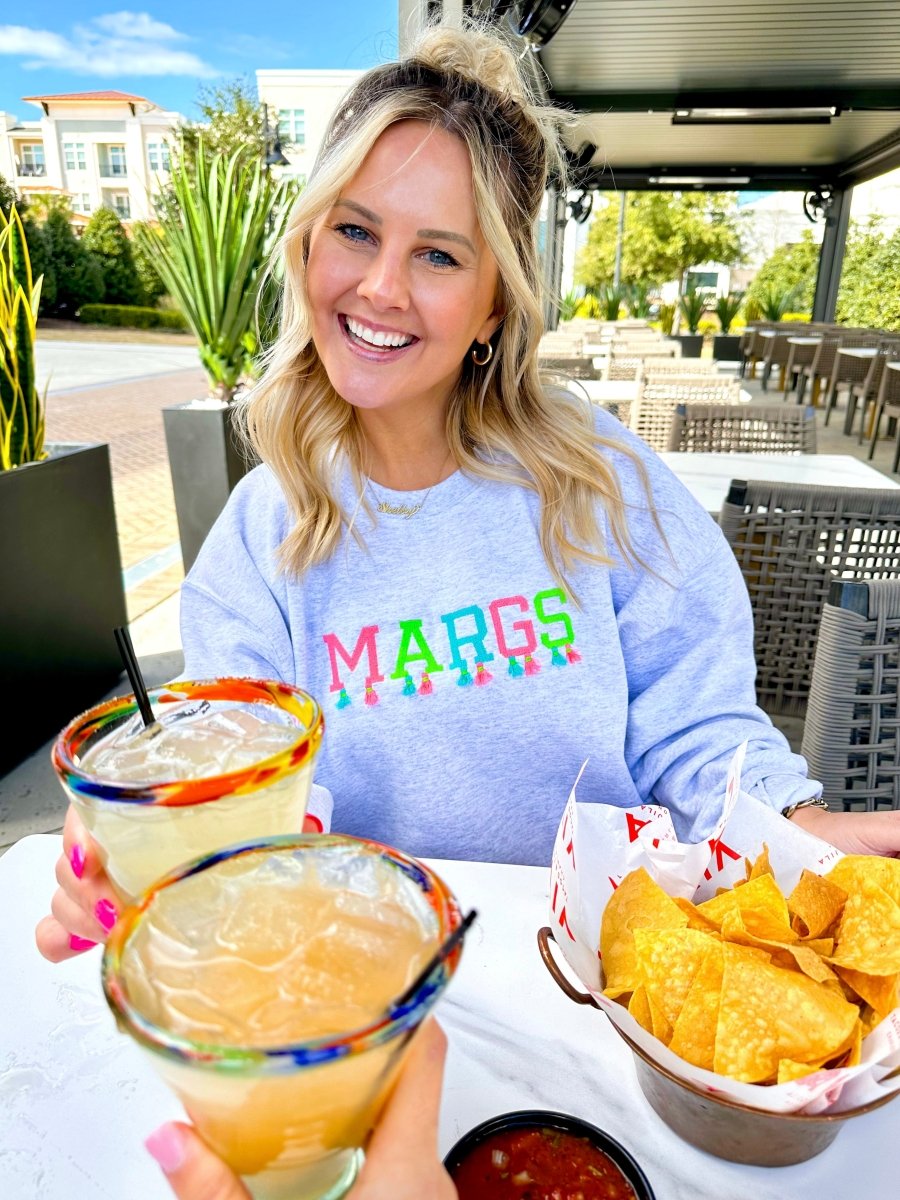 Embroidered Tasseled 'Margs' Sweatshirt from United Monograms
