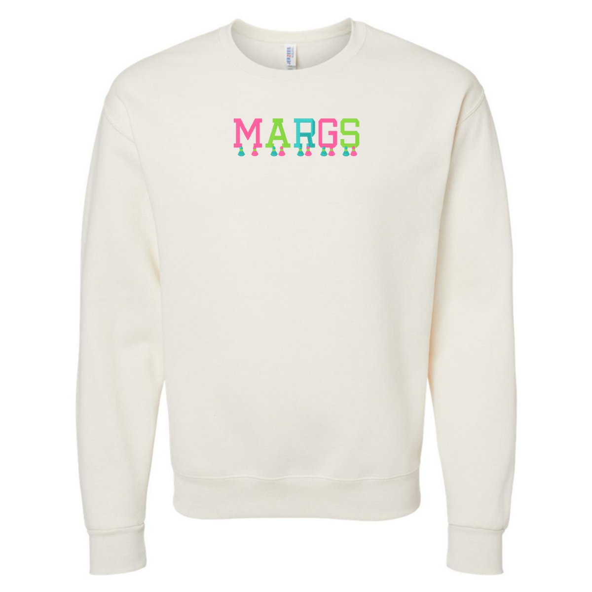 Embroidered Tasseled 'Margs' Sweatshirt from United Monograms
