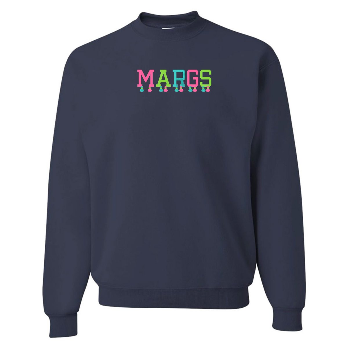 Embroidered Tasseled 'Margs' Sweatshirt from United Monograms
