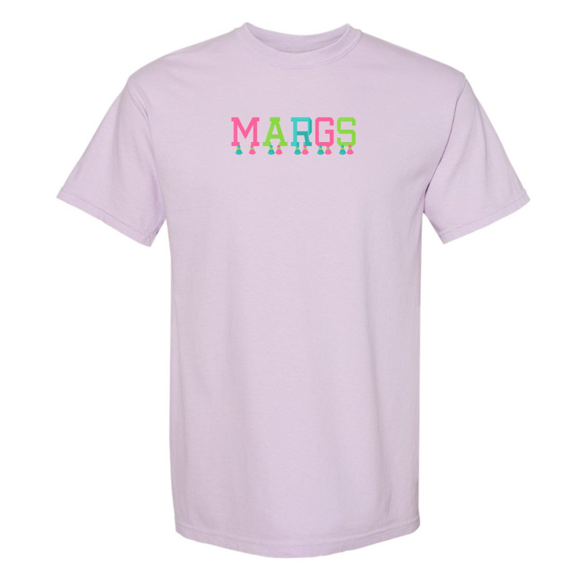 Embroidered Tasseled 'Margs' T-Shirt from United Monograms