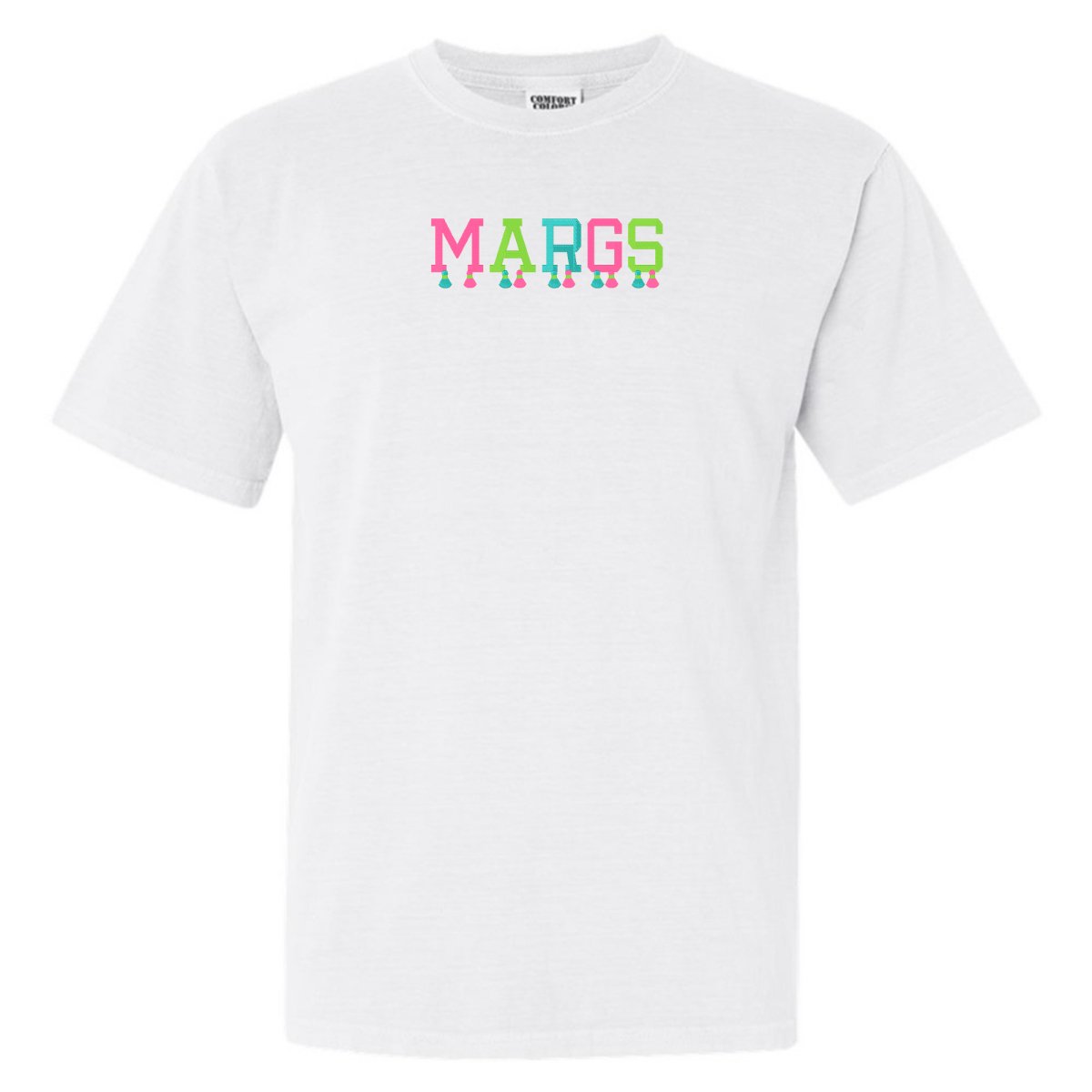 Embroidered Tasseled 'Margs' T-Shirt from United Monograms