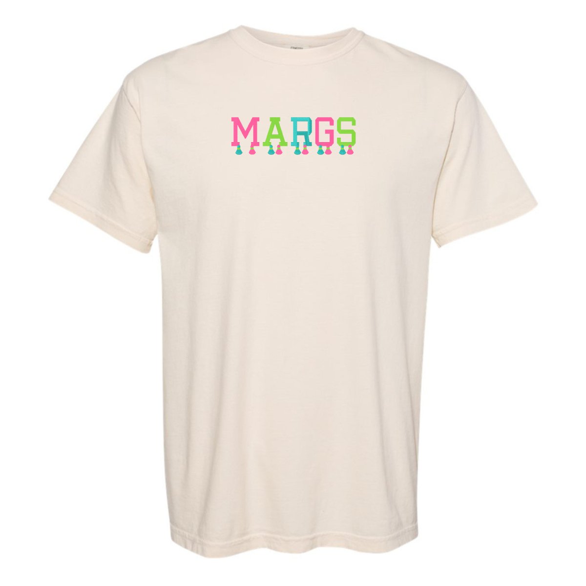 Embroidered Tasseled 'Margs' T-Shirt from United Monograms