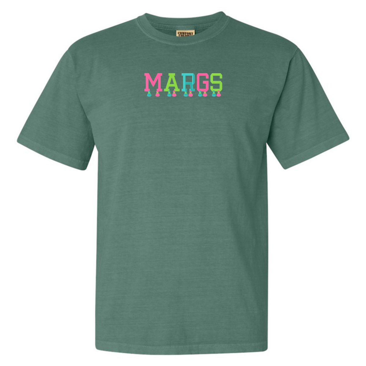 Embroidered Tasseled 'Margs' T-Shirt from United Monograms