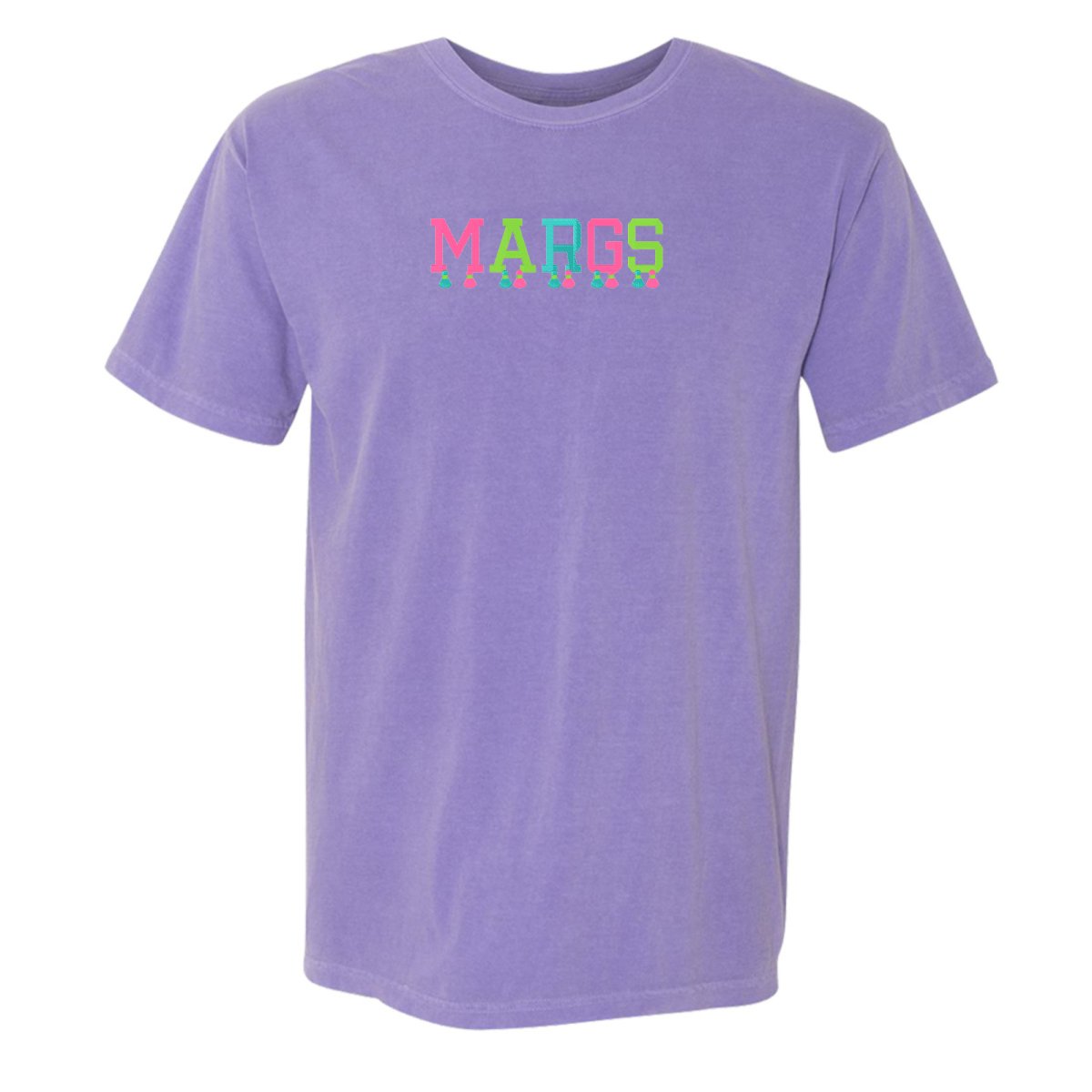 Embroidered Tasseled 'Margs' T-Shirt from United Monograms