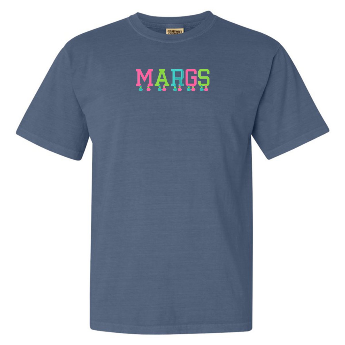 Embroidered Tasseled 'Margs' T-Shirt from United Monograms