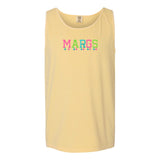Embroidered Tasseled 'Margs' Tank Top from United Monograms