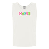 Embroidered Tasseled 'Margs' Tank Top from United Monograms
