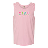 Embroidered Tasseled 'Margs' Tank Top from United Monograms