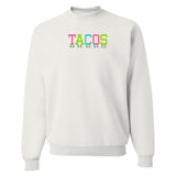 Embroidered Tasseled 'Tacos' Sweatshirt from United Monograms